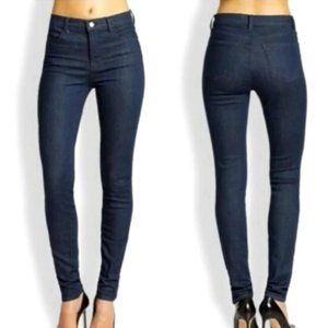 J BRAND Maria High Rise Skinny Jean Size 28 Serpentine Wash